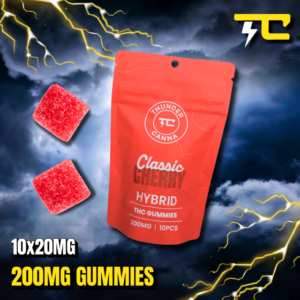 Thunder canna CLASSIC CHERRY 200MG GUMMIES